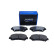 Brake pad set, disc brake QP7137C Quaro