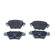 Brake pad set, disc brake QP7181 Quaro