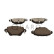Brake pad set, disc brake QP7181C Quaro