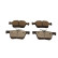 Brake pad set, disc brake QP7274C Quaro