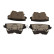 Brake pad set, disc brake QP7302C Quaro