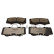Brake pad set, disc brake QP7339C Quaro