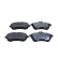 Brake pad set, disc brake QP7341C Quaro