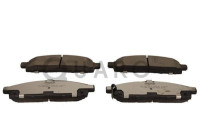 Brake pad set, disc brake QP7379C Quaro