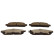 Brake pad set, disc brake QP7379C Quaro