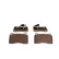 Brake pad set, disc brake QP7476 Quaro