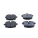 Brake pad set, disc brake QP7491C Quaro