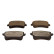 Brake pad set, disc brake QP7525C Quaro