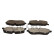 Brake pad set, disc brake QP7540C Quaro