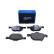 Brake pad set, disc brake QP7564C Quaro