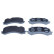 Brake pad set, disc brake QP7568 Quaro
