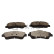 Brake pad set, disc brake QP7578C Quaro