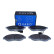 Brake pad set, disc brake QP7603 Quaro