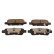 Brake pad set, disc brake QP7685C Quaro