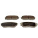 Brake pad set, disc brake QP7701 Quaro