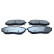 Brake pad set, disc brake QP7701C Quaro