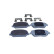 Brake pad set, disc brake QP7728 Quaro