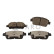 Brake pad set, disc brake QP7748C Quaro