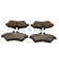 Brake pad set, disc brake QP7759C Quaro
