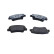 Brake pad set, disc brake QP7777C Quaro, Thumbnail 2