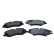 Brake pad set, disc brake QP7815C Quaro