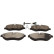 Brake pad set, disc brake QP7918C Quaro