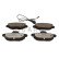 Brake pad set, disc brake QP7932C Quaro