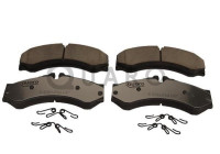 Brake pad set, disc brake QP7945C Quaro