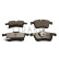 Brake pad set, disc brake QP7965C Quaro