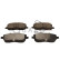 Brake pad set, disc brake QP7971C Quaro