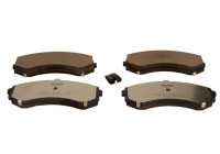 Brake pad set, disc brake QP8010C Quaro