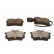 Brake pad set, disc brake QP8041C Quaro