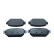 Brake pad set, disc brake QP8050C Quaro