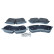 Brake pad set, disc brake QP8101 Quaro