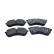 Brake pad set, disc brake QP8101C Quaro