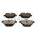 Brake pad set, disc brake QP8123C Quaro