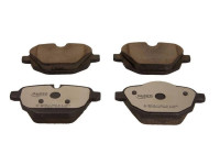 Brake pad set, disc brake QP8123C Quaro