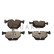 Brake pad set, disc brake QP8141C Quaro