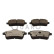 Brake pad set, disc brake QP8154C Quaro