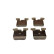 Brake pad set, disc brake QP8155 Quaro