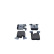 Brake pad set, disc brake QP8155C Quaro, Thumbnail 2