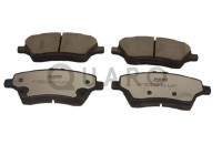 Brake pad set, disc brake QP8249C Quaro