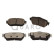 Brake pad set, disc brake QP8267C Quaro