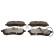 Brake pad set, disc brake QP8332C Quaro