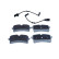 Brake pad set, disc brake QP8374 Quaro