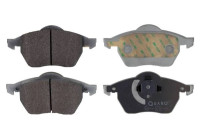 Brake pad set, disc brake QP8417 Quaro