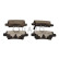Brake pad set, disc brake QP8524C Quaro
