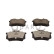 Brake pad set, disc brake QP8538C Quaro