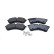 Brake pad set, disc brake QP8577C Quaro