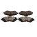 Brake pad set, disc brake QP8636C Quaro